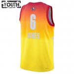 Maillot All-Star 2023 Team 2 Lebron James 6 Nike Orange Swingman - Enfant